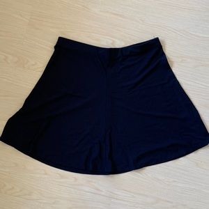 ANN TAYLOR Black Skater Skirt